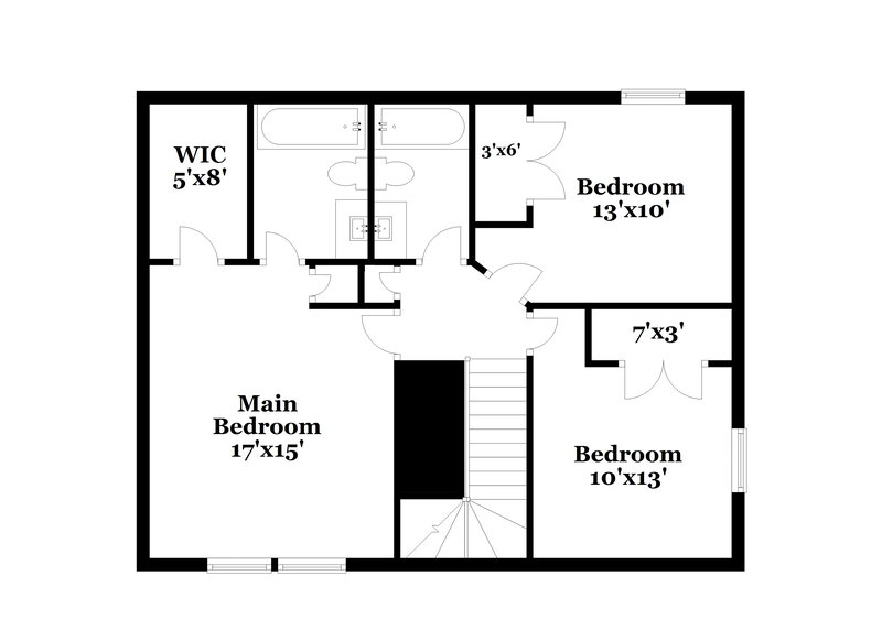 1,760/Mo, 2826 Cahokia Ct Indianapolis, IN 46217 Floor Plan View 2