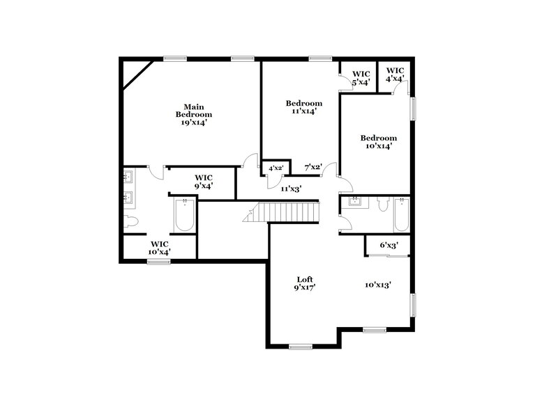 2,450/Mo, 11309 Seattle Slew Dr Noblesville, IN 46060 Floor Plan View 2