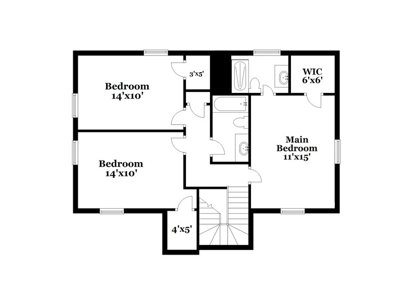 2,210/Mo, 5015 Sylvan Rd Indianapolis, IN 46228 Floor Plan View 2