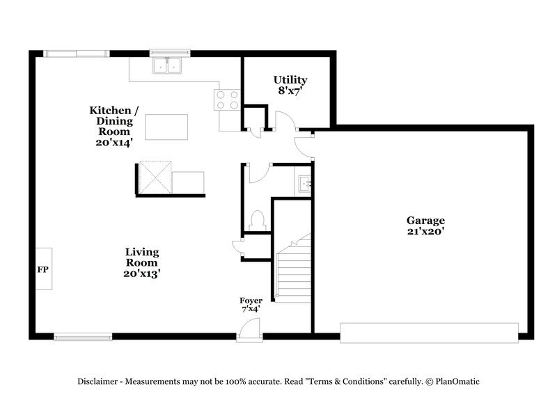 1,950/Mo, 5845 Poole Place Noblesville, IN 46060 Floor Plan View