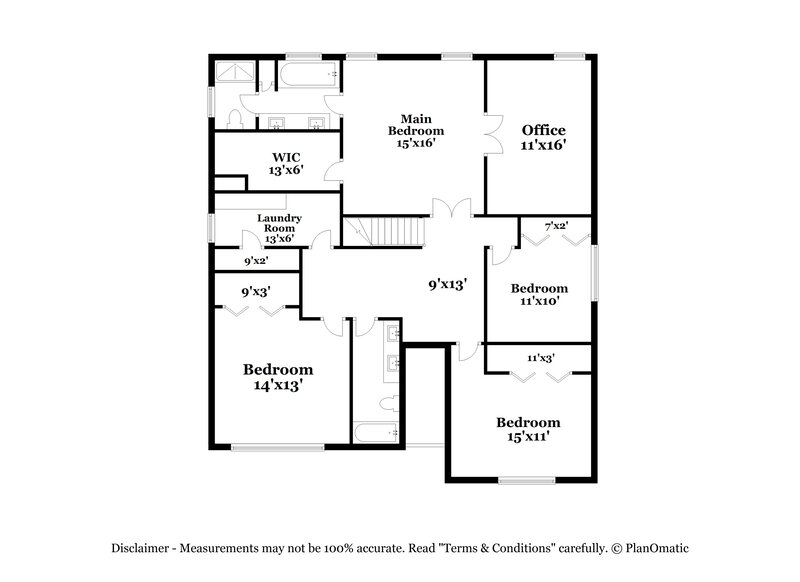 2,595/Mo, 7018 Oldham Drive Indianapolis, IN 46221 Floor Plan View 2