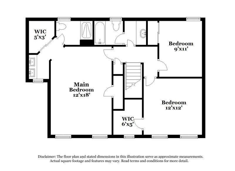 1,970/Mo, 5715 Quail Rd Indianapolis, IN 46278 Floor Plan View 2
