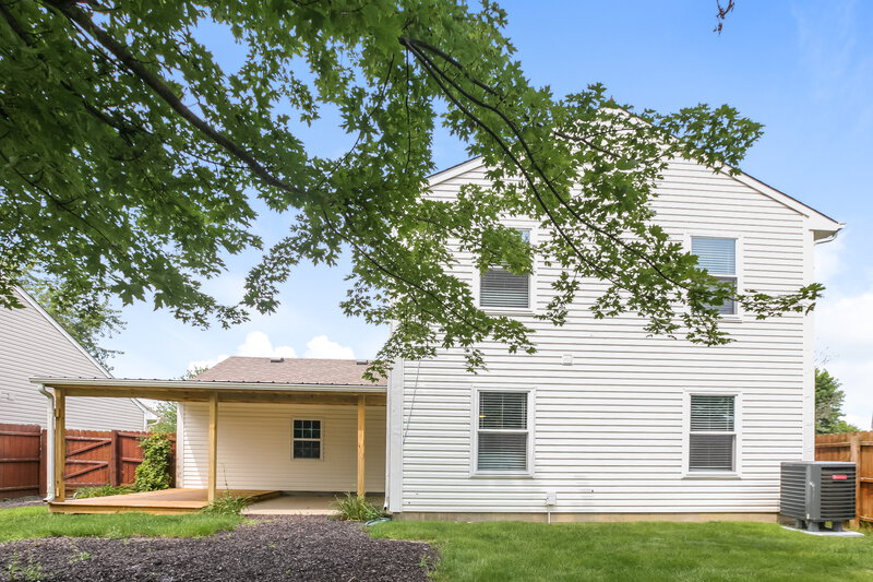 1,825/Mo, 1417 Green Spring Way Greenwood, IN 46143 Rear View 2