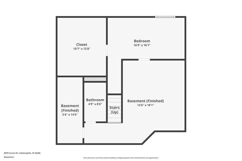 2,350/Mo, 8078 Carina Dr Indianapolis, IN 46268 Floor Plan View 3