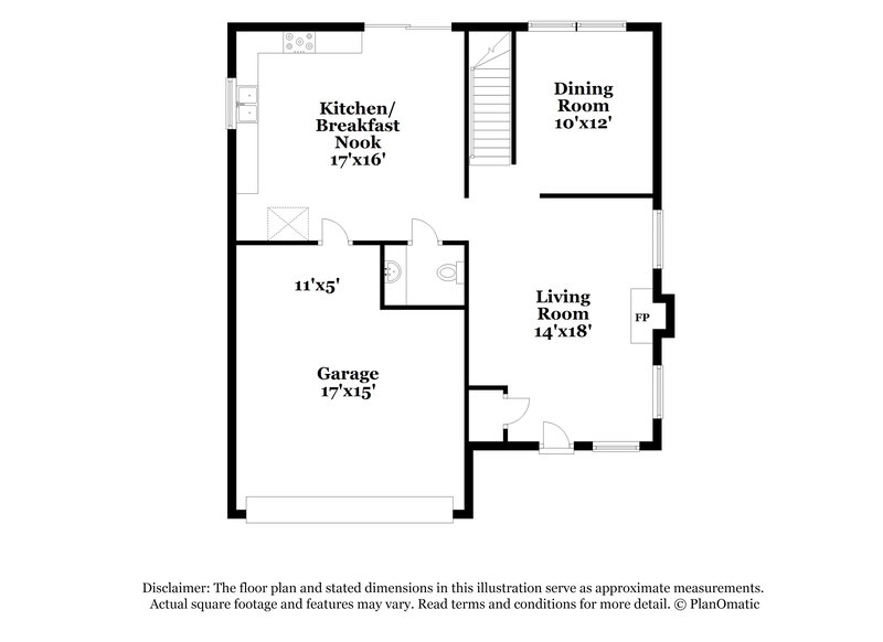 2,150/Mo, 9915 Glenburr Ct Fishers, IN 46038 Floor Plan View