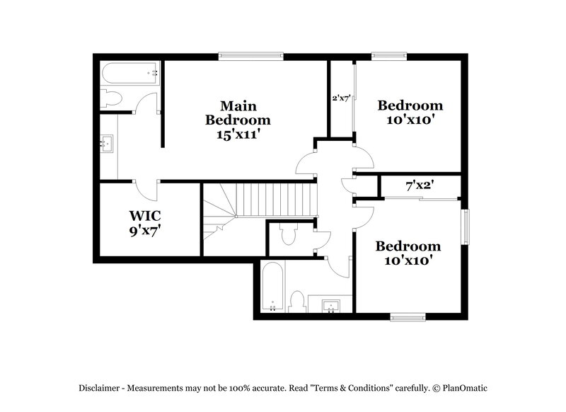 1,770/Mo, 6726 Sparrowood Dr Indianapolis, IN 46236 Floor Plan View 2