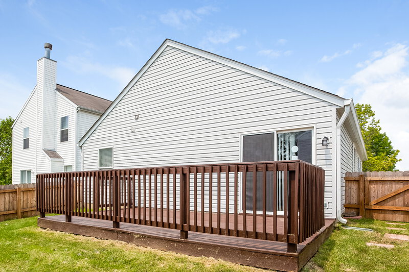 1,990/Mo, 11541 Glenn Abbey Ln Indianapolis, IN 46235 Rear View