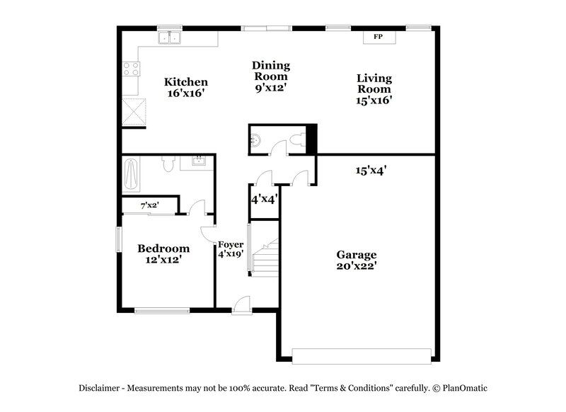 2,190/Mo, 6447 Ault Pl Indianapolis, IN 46221 Floor Plan View