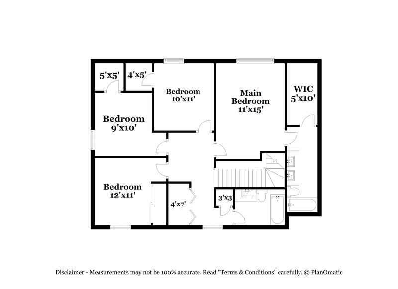 1,730/Mo, 1906 Murdoch Dr Greenfield, IN 46140 Floor Plan View