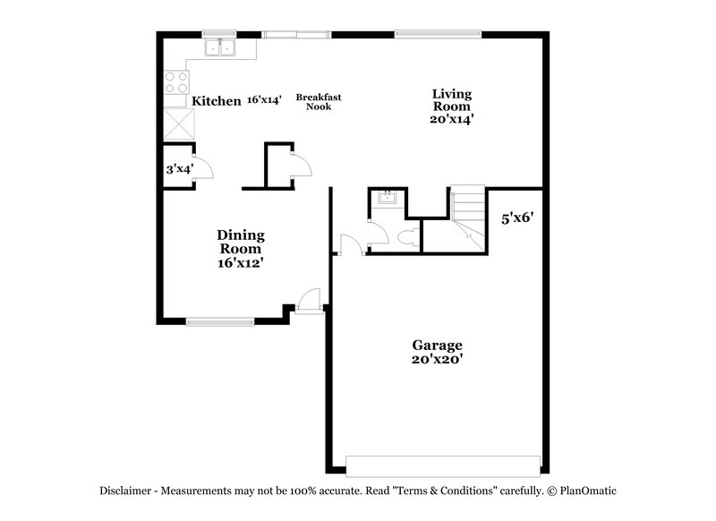 1,730/Mo, 1906 Murdoch Dr Greenfield, IN 46140 Floor Plan View 2