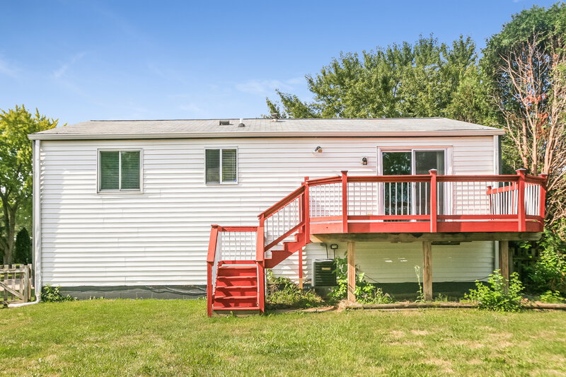 2,340/Mo, 6719 Bridger Ct Indianapolis, IN 46268 Rear View