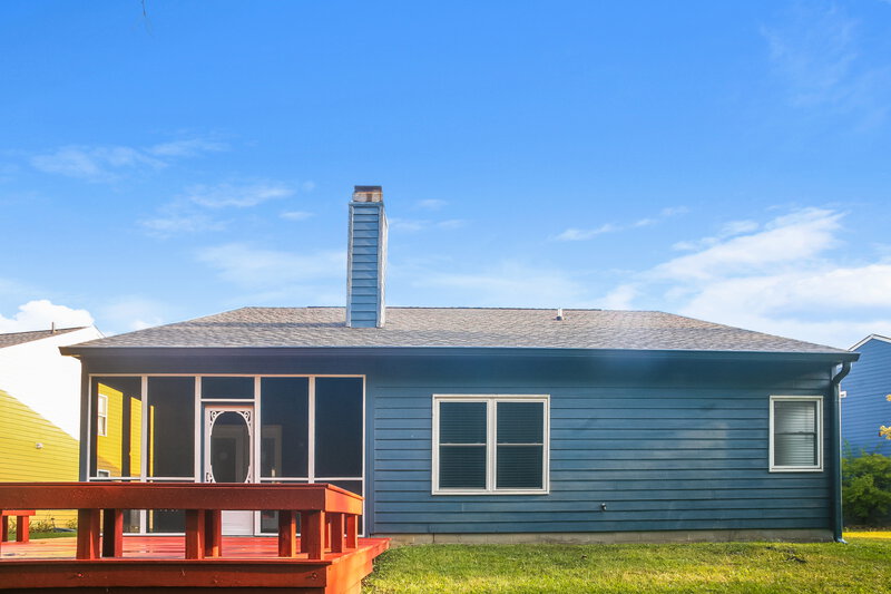 1,805/Mo, 6642 Meadowgreen Dr Indianapolis, IN 46236 Rear View