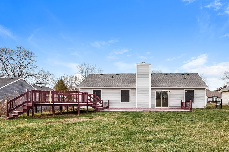 1,780/Mo, 6233 Carrie Cir Indianapolis, IN 46237 Rear View