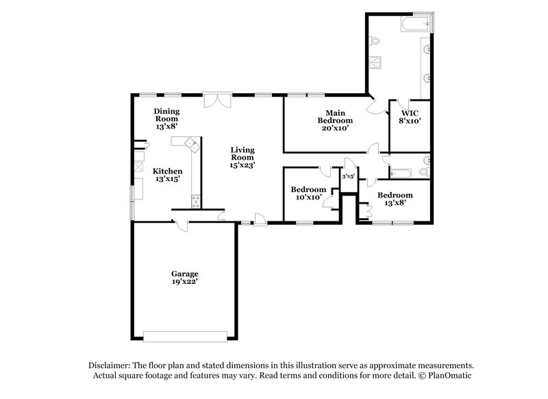 2,540/Mo, 4307 Robertson Blvd Indianapolis, IN 46228 Floor Plan View
