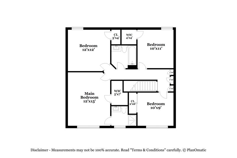 1,760/Mo, 12608 Roan Ln Indianapolis, IN 46236 Floor Plan View