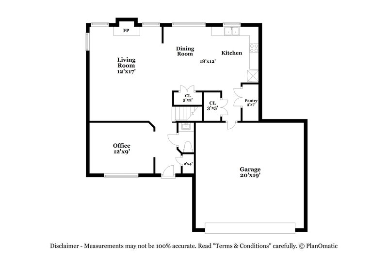 1,760/Mo, 12608 Roan Ln Indianapolis, IN 46236 Floor Plan View 2