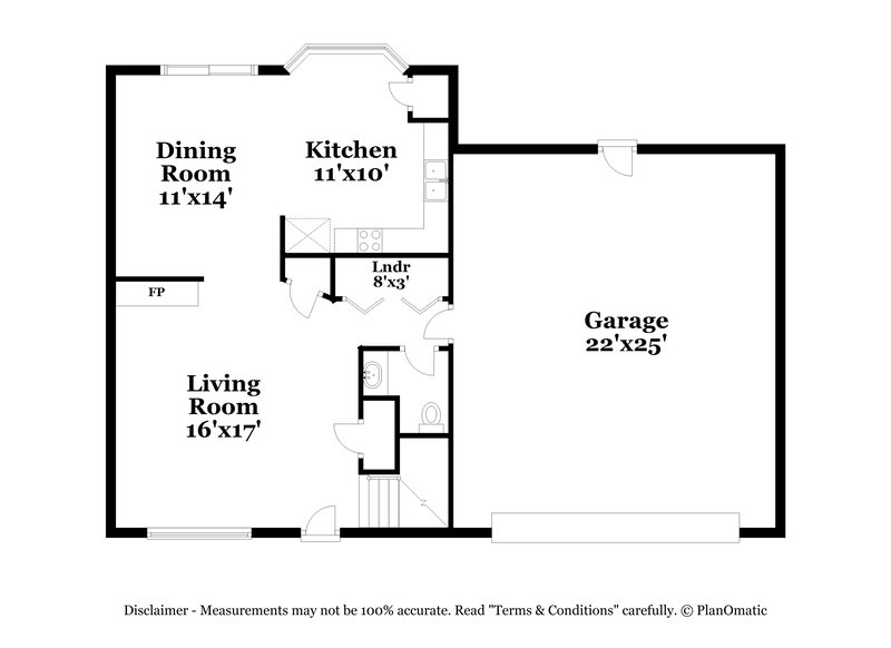 1,860/Mo, 5738 Bold Ruler Dr Indianapolis, IN 46237 Floor Plan View