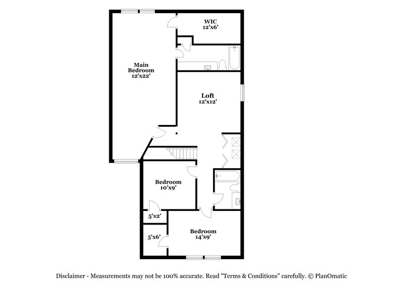 1,545/Mo, 5969 Redcliff North Ln Plainfield, IN 46168 Floor Plan View