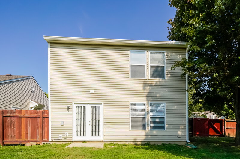 1,545/Mo, 5969 Redcliff North Ln Plainfield, IN 46168 Rear View
