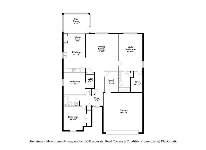 1,810/Mo, 152 Heartwood Hill Greenfield, IN 46140 Floor Plan View