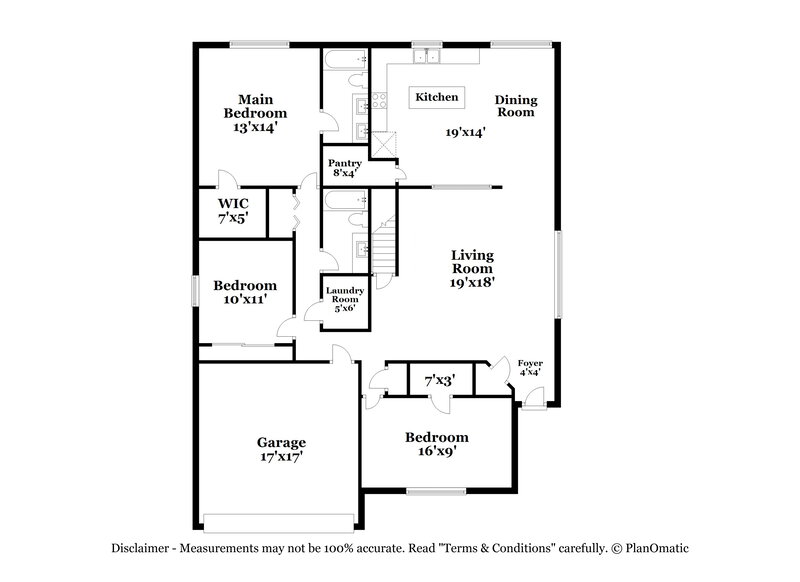 3,080/Mo, 6408 Matcumbe Way Plainfield, IN 46168 Floor Plan View