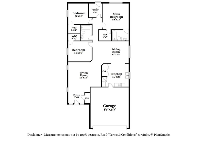 1,885/Mo, 7150 Parklake Pl Indianapolis, IN 46217 Floor Plan View