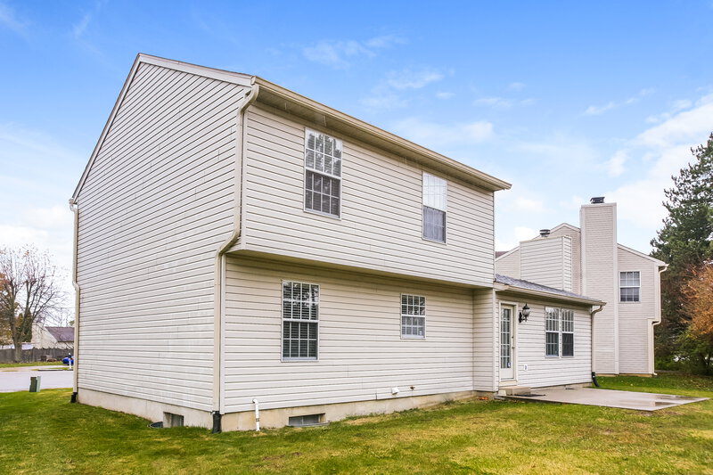 2,265/Mo, 6141 Macbeth Ct Indianapolis, IN 46254 Rear View
