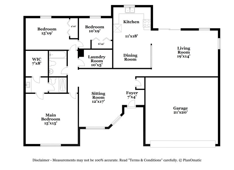 2,230/Mo, 7809 Hampton Pl Fishers, IN 46038 Floor Plan View