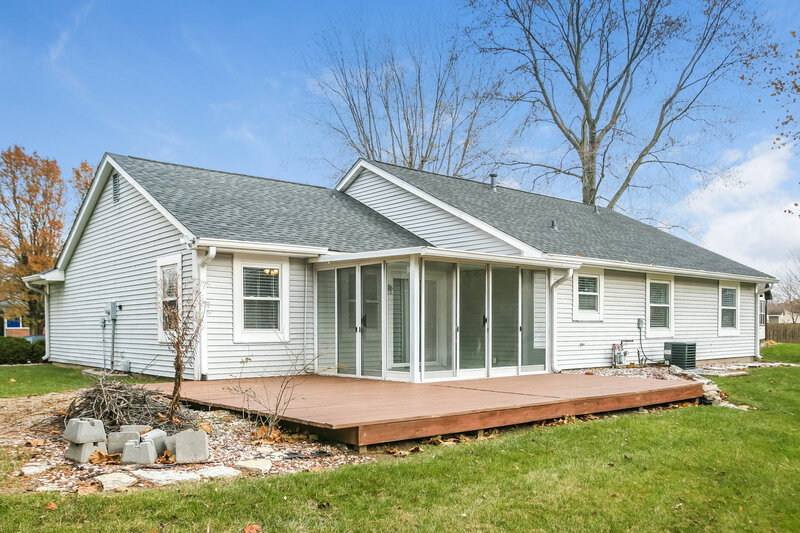 2,230/Mo, 7809 Hampton Pl Fishers, IN 46038 Rear View 2