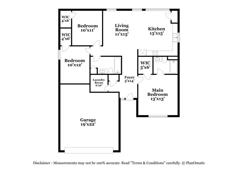 2,450/Mo, 9 S Morris Blvd Bargersville, IN 46106 Floor Plan View