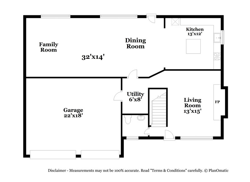 1,905/Mo, 163 Hilltop Farms Blvd Whiteland, IN 46184 Floor Plan View