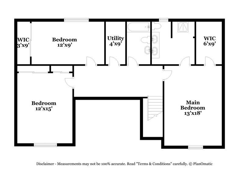 1,905/Mo, 163 Hilltop Farms Blvd Whiteland, IN 46184 Floor Plan View 2