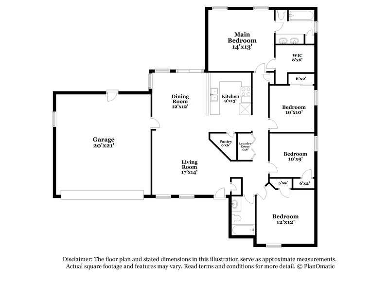 2,390/Mo, 8439 Manship Dr Fishers, IN 46038 Floor Plan View