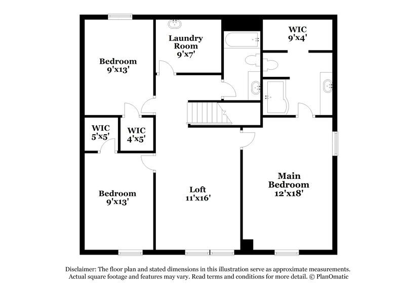 1,550/Mo, 10815 Grace Dr Ingalls, IN 46048 Floorplan View 2