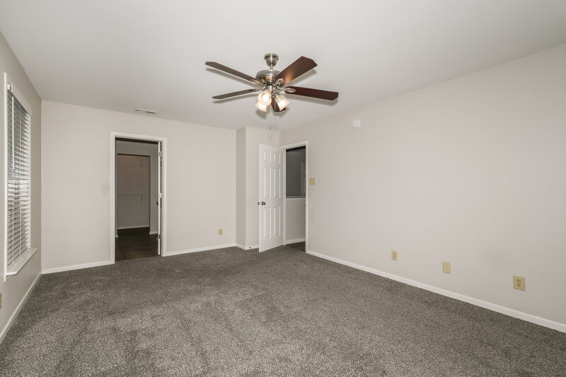 1,845/Mo, 10936 Mansfield Way Ingalls, IN 46048 Main Bedroom View 2