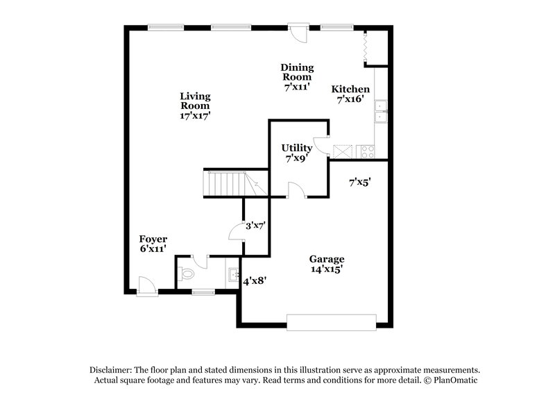 1,975/Mo, 9322 W Dockside Circle Pendleton, IN 46064 Floor Plan View