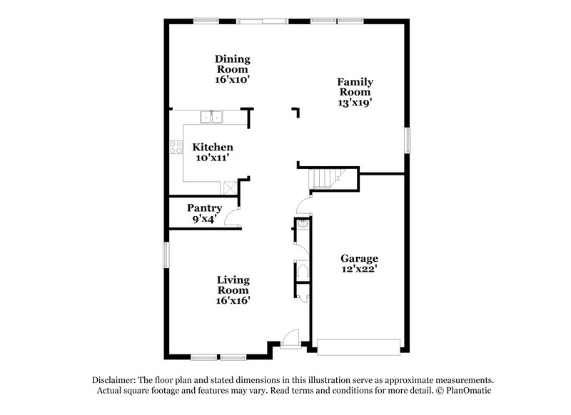 1,645/Mo, 7931 Puckett Ln Camby, IN 46113 Floor Plan View