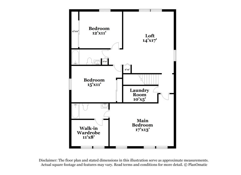 1,645/Mo, 7931 Puckett Ln Camby, IN 46113 Floor Plan View 2