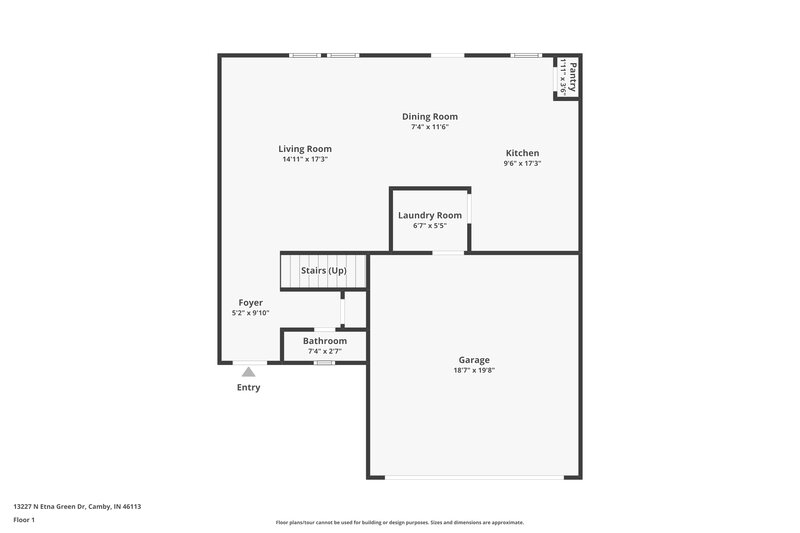 1,590/Mo, 13227 N Etna Green Dr Camby, IN 46113 Floor Plan View