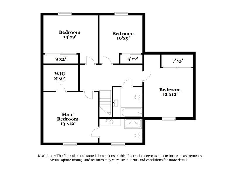 2,030/Mo, 8570 Eagles Nest Dr Avon, IN 46123 Floor Plan View