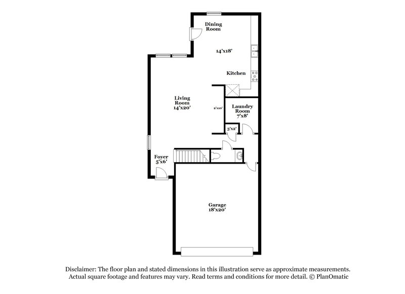 1,650/Mo, 677 Florence Dr Greenfield, IN 46140 Floor Plan View