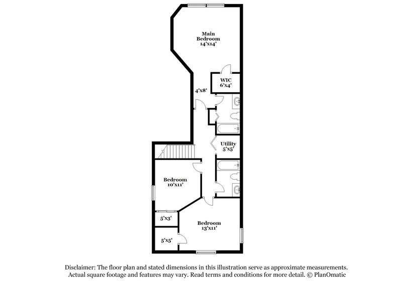 1,650/Mo, 677 Florence Dr Greenfield, IN 46140 Floor Plan View 2