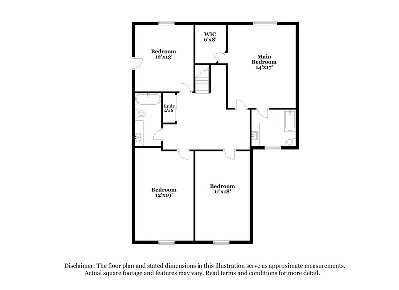 1,950/Mo, 452 Rocky Meadow Dr Greenwood, IN 46143 Floor Plan View 2