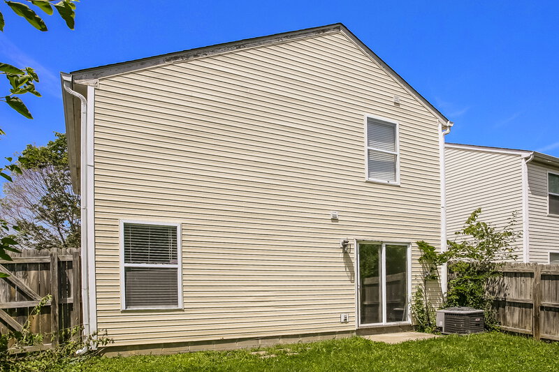 1,880/Mo, 4487 Connaught East Dr Plainfield, IN 46168 Rear View