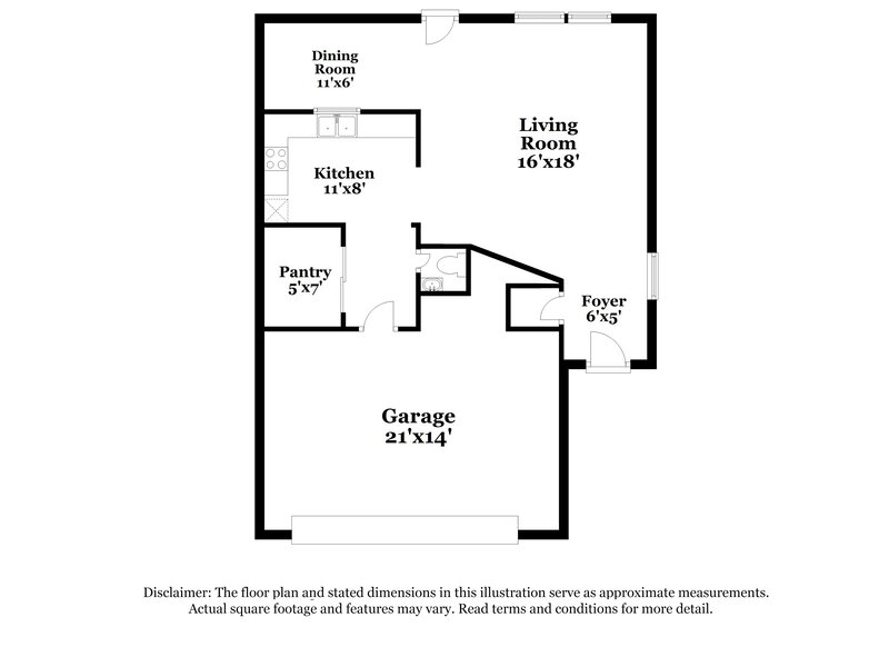 1,680/Mo, 2511 Redland Ln Indianapolis, IN 46217 Floor Plan View