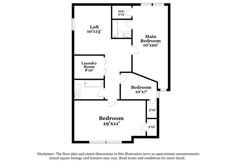 1,680/Mo, 2511 Redland Ln Indianapolis, IN 46217 Floor Plan View 2