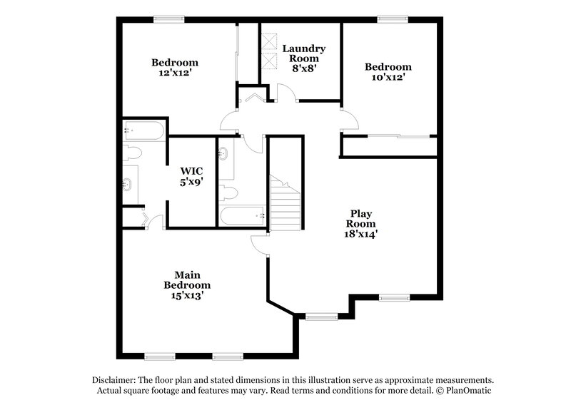 1,700/Mo, 3012 Earlswood Ln Indianapolis, IN 46217 Floorplan View 2