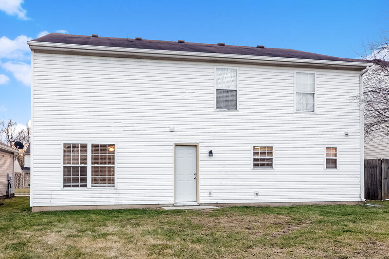 2,005/Mo, 5821 Dollar Forge Dr Indianapolis, IN 46221 Rear View
