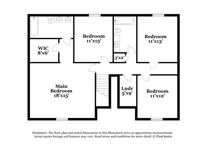 2,200/Mo, 5925 Copeland Mills Dr Indianapolis, IN 46221 Floorplan View 2
