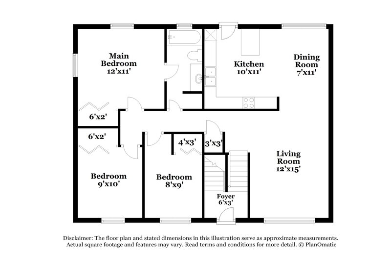 2,050/Mo, 5801 Sunwood Dr Indianapolis, IN 46224 Floorplan View